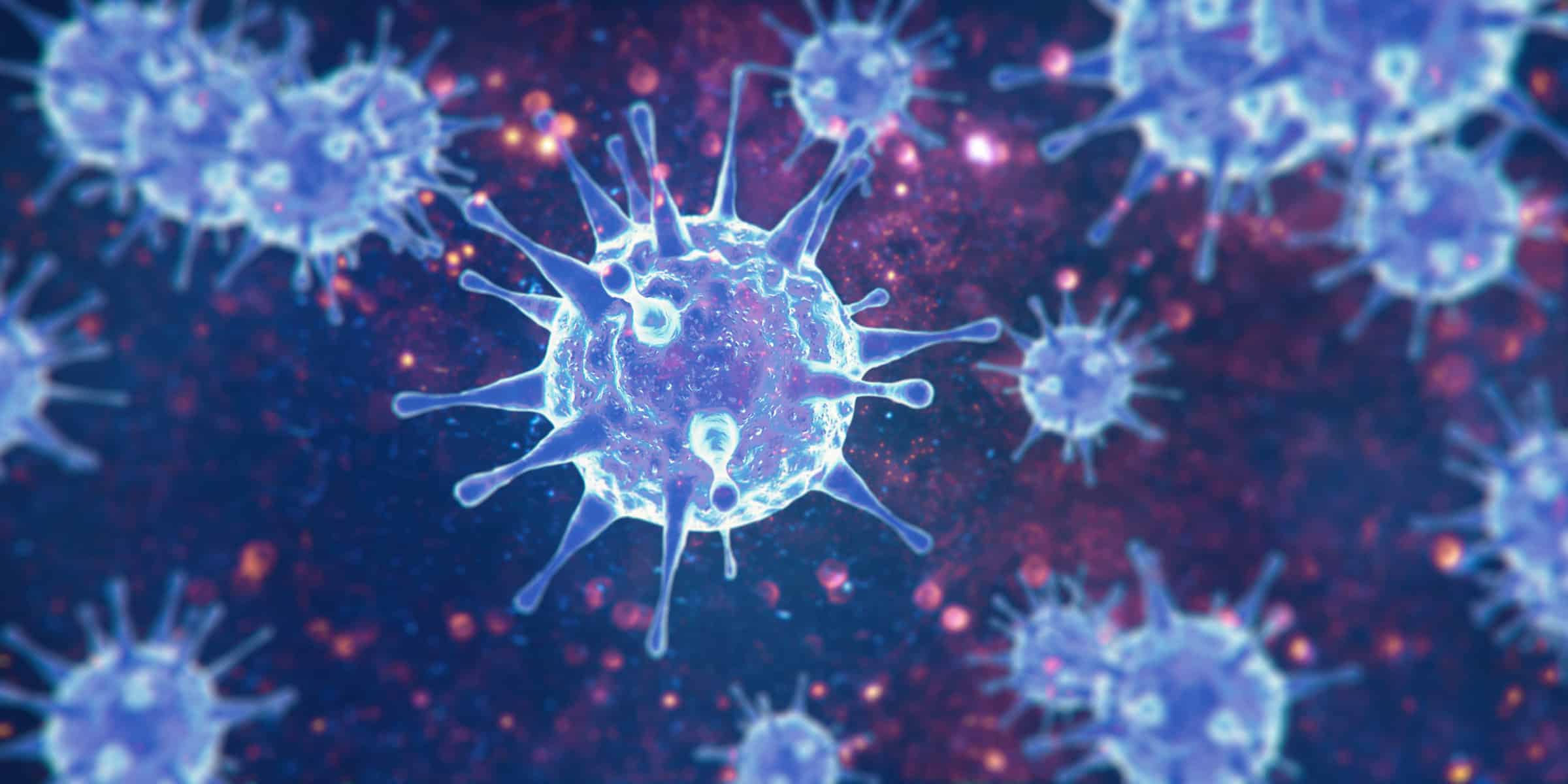 New coronavirus 2019-ncov. 3D illustration