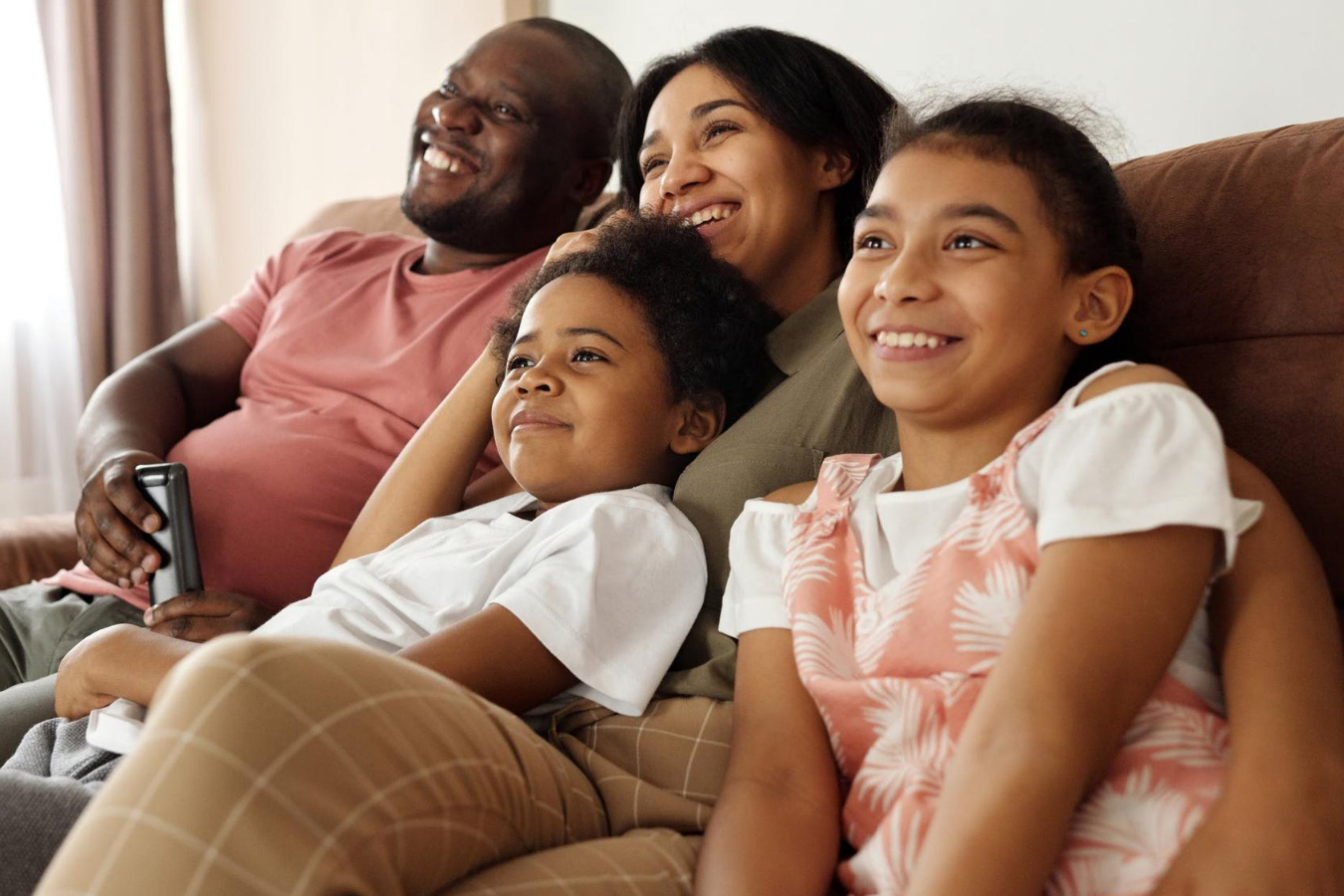 Joyce Marter Blog parents on a couch with children