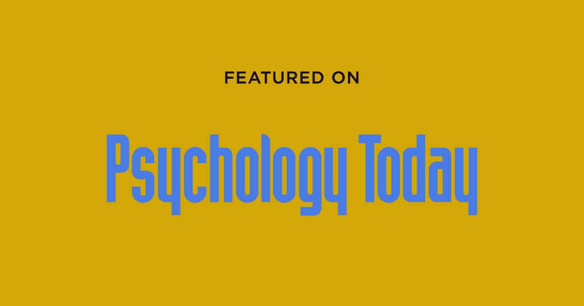 Featured on Psychology Today