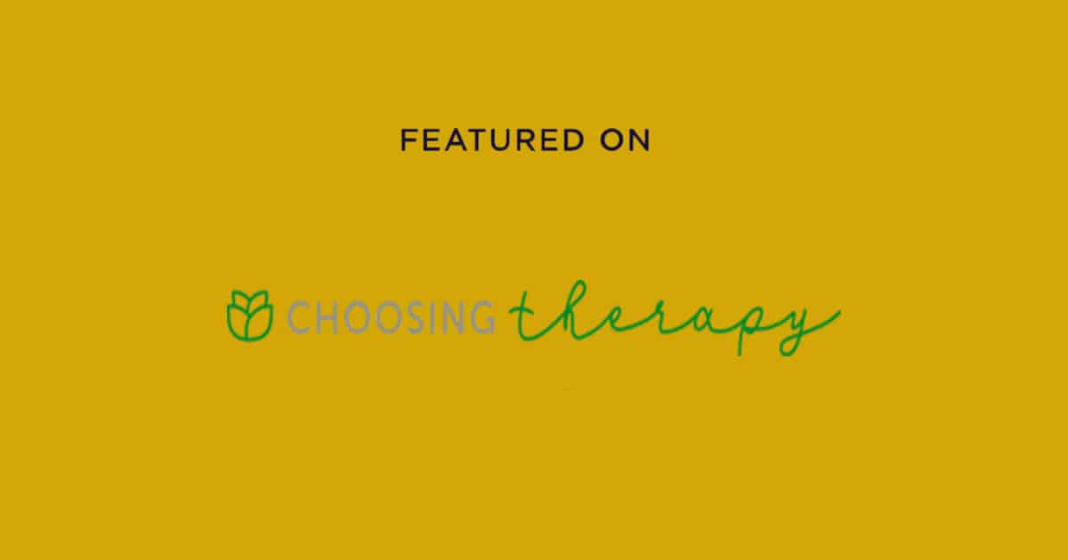Featured on Choosing Therapy