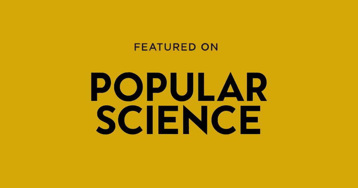 Featured on Popular Science